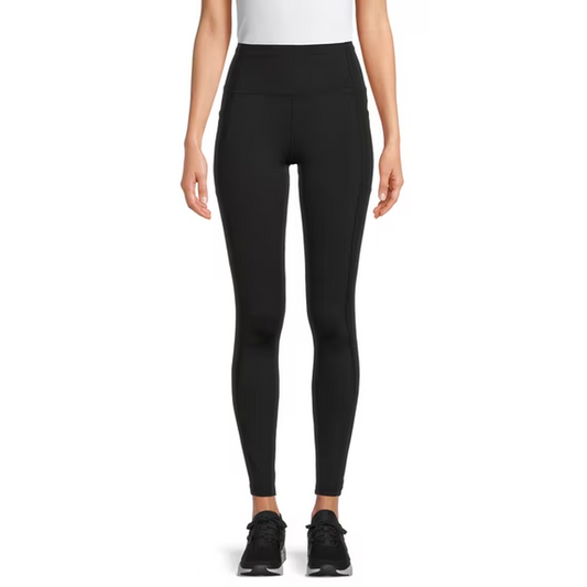 Ladies High Waist Super Stretchy Strong Ankle Leggings | Side Pockets | "Enza" - A Grade