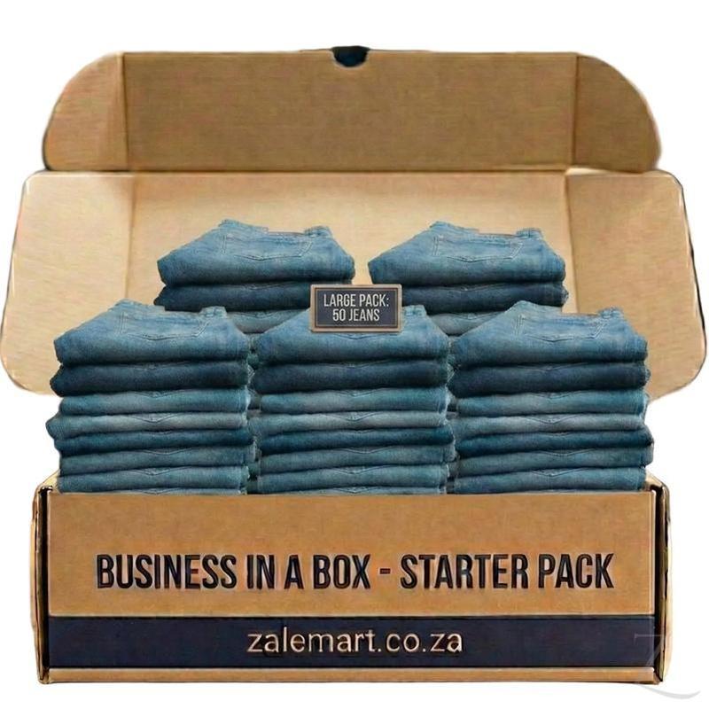 Buy-Business in a Box - We Choose the Best Denim Jeans for You-Large Box - 50 Jeans-Best Skinny Jeans-Online-in South Africa-on Zalemart