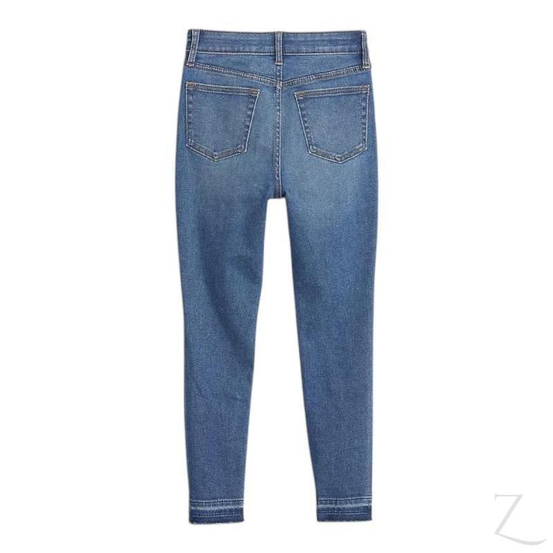Buy-Girls' Extra High Rise Super Stretchy Super Skinny Super Strong Denim Jeans | Rip & Repair | "Bobo"-Online-in South Africa-on Zalemart