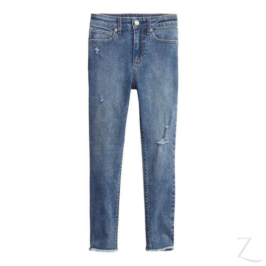 Buy-Girls' High Rise Super Stretchy Super Skinny Super Strong Denim Jeans | Detailed | "Bobo"-Online-in South Africa-on Zalemart