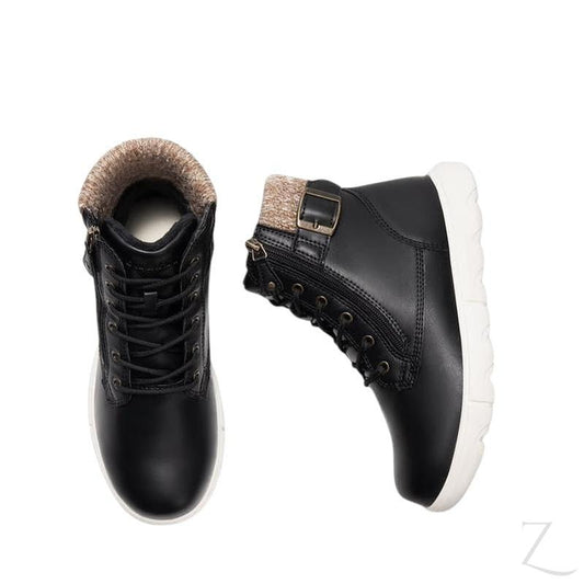 Buy-Ladies Casual Ankle Boots | Fleece Lining | "Jabu"-Online-in South Africa-on Zalemart