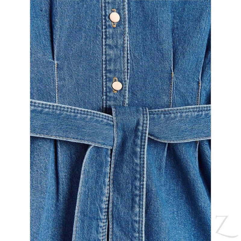 Buy-Ladies Denim Shirt Dress | No Belt | "Liwe"-Online-in South Africa-on Zalemart