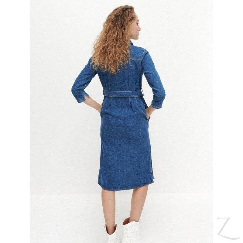 Buy-Ladies Denim Shirt Dress | No Belt | "Liwe"-Online-in South Africa-on Zalemart