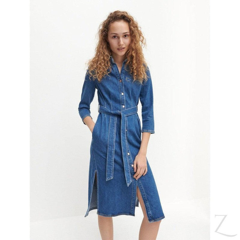 Buy-Ladies Denim Shirt Dress | No Belt | "Liwe"-Online-in South Africa-on Zalemart