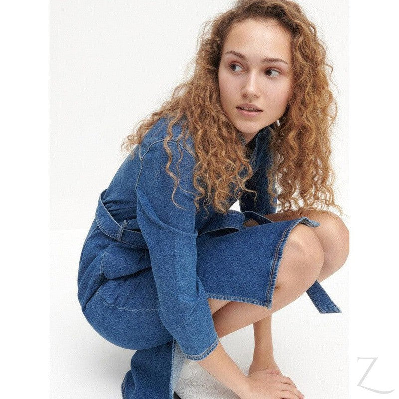 Buy-Ladies Denim Shirt Dress | No Belt | "Liwe"-Online-in South Africa-on Zalemart