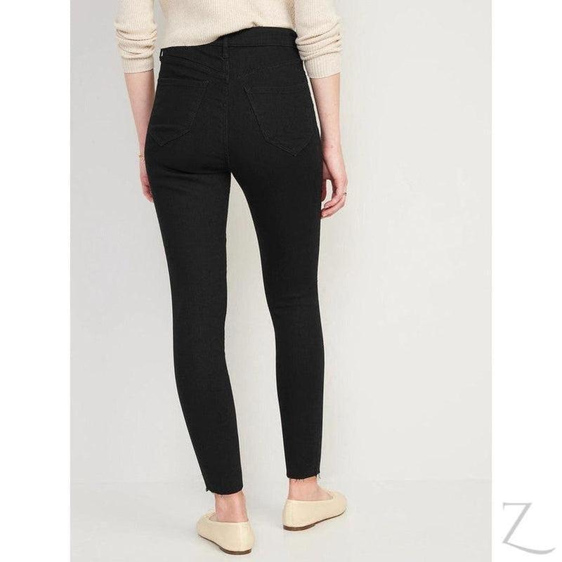 Buy-Ladies Extra High Rise Super Skinny Super Stretchy Strong Denim Jeans | Cropped | "Samina" - B Grade-Online-in South Africa-on Zalemart