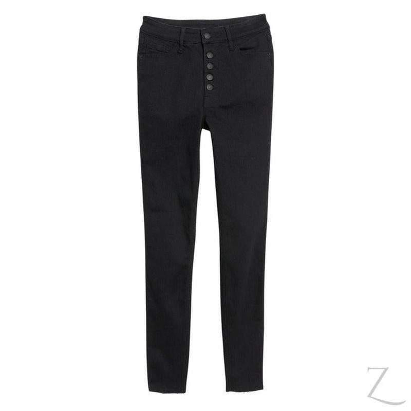 Buy-Ladies Extra High Rise Super Skinny Super Stretchy Strong Denim Jeans | Cropped | "Samina" - B Grade-Online-in South Africa-on Zalemart