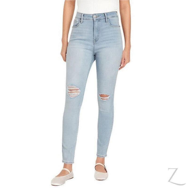 Buy-Ladies Extra High Rise Super Skinny Super Stretchy Strong Denim Jeans | Ripped | "Samina" - B Grade-Online-in South Africa-on Zalemart