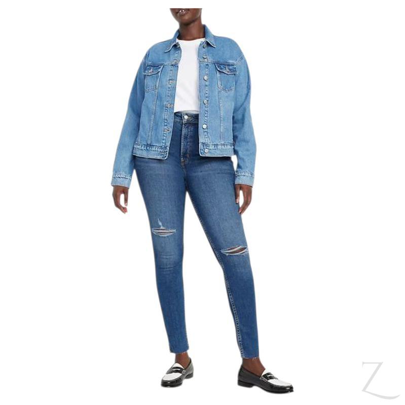 Buy-Ladies Extra High Rise Super Skinny Super Stretchy Super Strong Denim Jeans | Ripped | "Samina" - B Grade-Online-in South Africa-on Zalemart