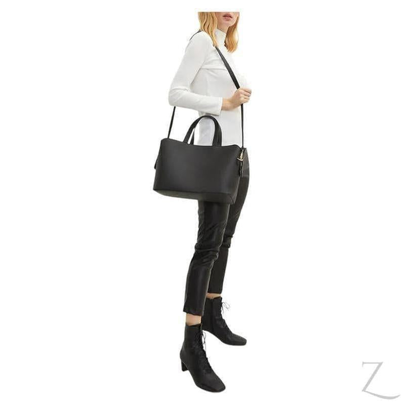 Buy-Ladies Faux Leather Crossbody Tote Bag | Adjustable Strap | "Kiki" - B Grade-Online-in South Africa-on Zalemart