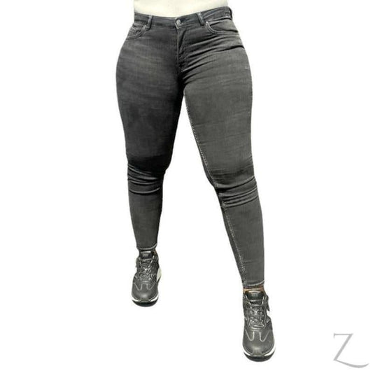 Buy-Ladies High Rise Super Skinny Strong Stretchy Denim Jeans | Plain | "Futhi"-B Grade (Small Rejects)-Online-in South Africa-on Zalemart
