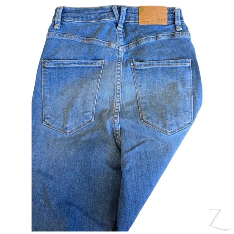 Buy-Ladies High Rise Super Skinny Super Strong Stretchy Denim Jeans | Plain | "Nisa" - A Grade-Online-in South Africa-on Zalemart