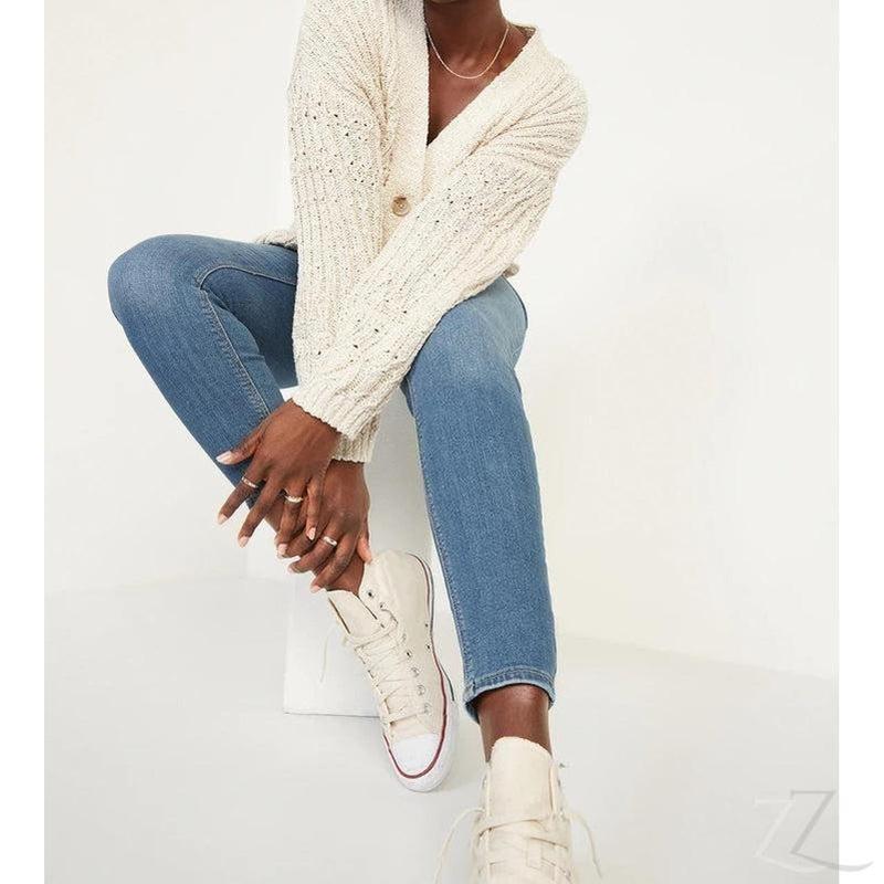 Buy-Ladies High Rise Super Skinny Super Strong Stretchy Denim Jeans | Plain | "Samina" - B Grade-Online-in South Africa-on Zalemart