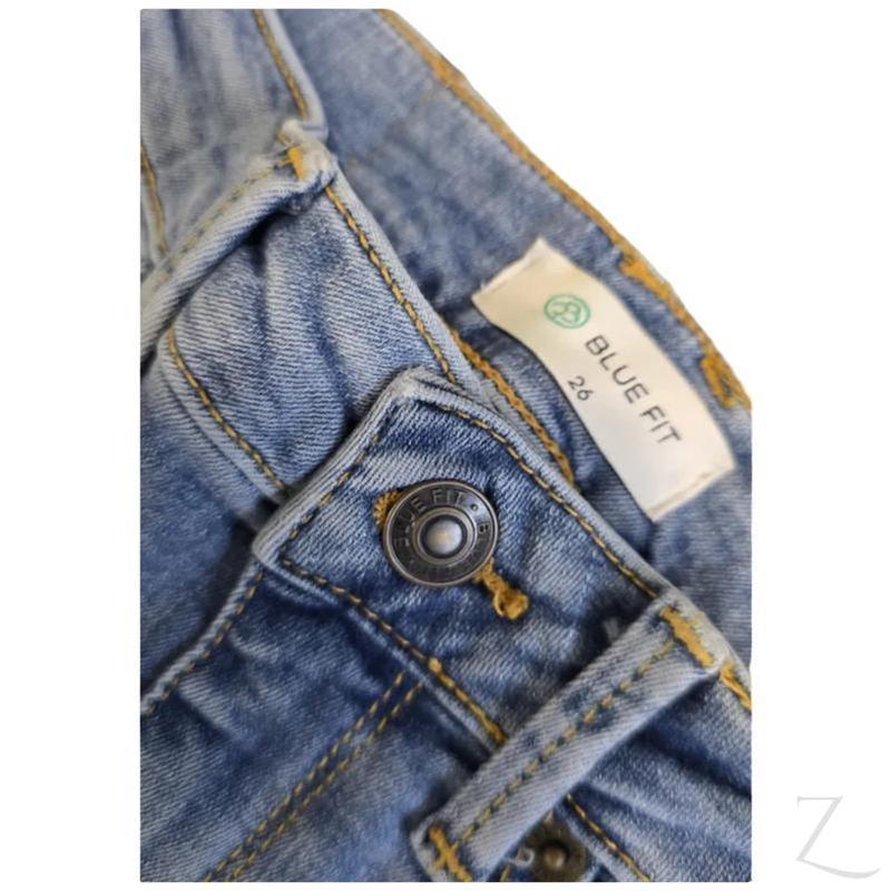 Buy-Ladies High Rise Super Skinny Super Strong Stretchy Denim Jeans | Ripped | "Nisa" - B Grade-Online-in South Africa-on Zalemart