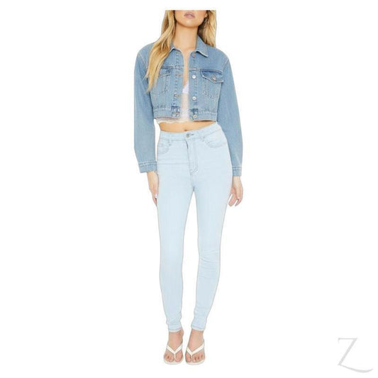 Buy-Ladies High Rise Super Stretchy Super Skinny Strong Denim Jeans | Plain | "Fele" - A Grade-Online-in South Africa-on Zalemart