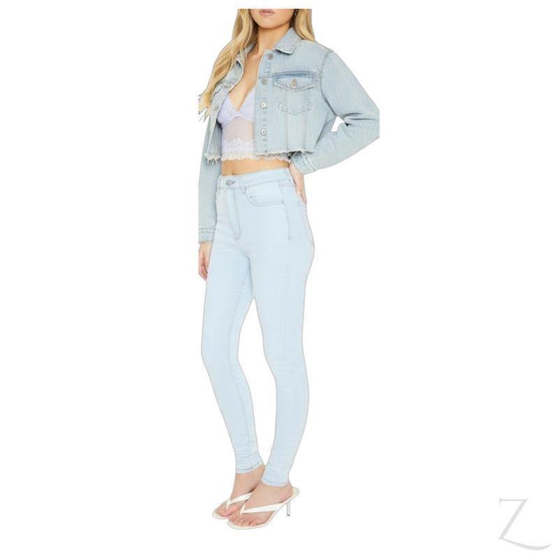 Buy-Ladies High Rise Super Stretchy Super Skinny Strong Denim Jeans | Plain | "Fele" - A Grade-Online-in South Africa-on Zalemart