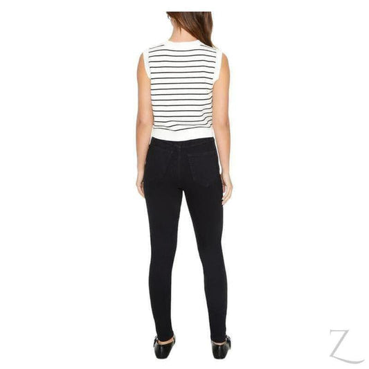 Buy-Ladies High Rise Super Stretchy Super Skinny Strong Denim Jeans | Plain | "Fele" - B Grade-Online-in South Africa-on Zalemart