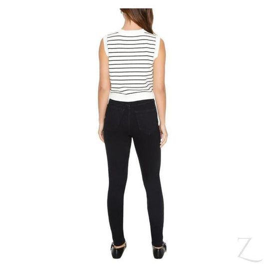 Buy-Ladies High Rise Super Stretchy Super Skinny Strong Denim Jeans | Plain | "Fele" - B Grade-Online-in South Africa-on Zalemart