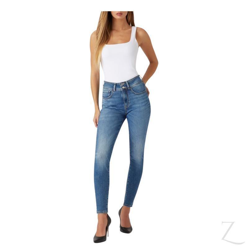Buy-Ladies High Rise Super Stretchy Super Skinny Strong Denim Jeans | Shape Up | "Gela" - A Grade-Online-in South Africa-on Zalemart