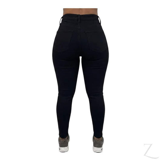 Buy-Ladies High Rise Super Stretchy Super Skinny Super Strong Curvy Denim Jeans | One Size Fits 3 | "Mafu" - A Grade-Online-in South Africa-on Zalemart