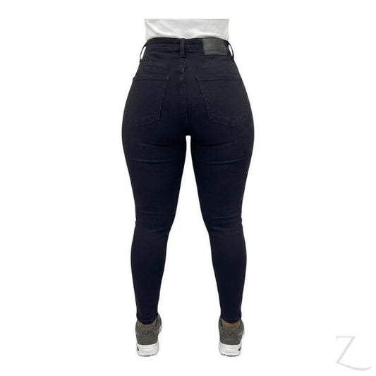 Buy-Ladies High Rise Super Stretchy Super Skinny Super Strong Denim Jeans | One Size Fits 2 | "Lula" - B Grade-Online-in South Africa-on Zalemart
