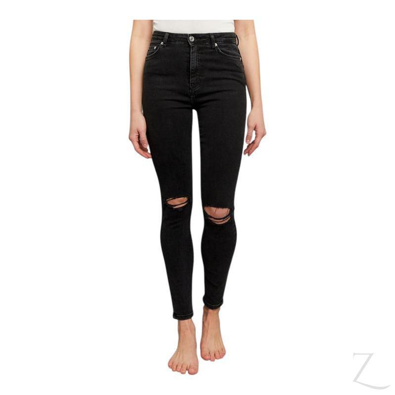 Buy-Ladies High Rise Super Stretchy Super Skinny Super Strong Denim Jeans | Ripped | "Khumba"-A Grade-Online-in South Africa-on Zalemart