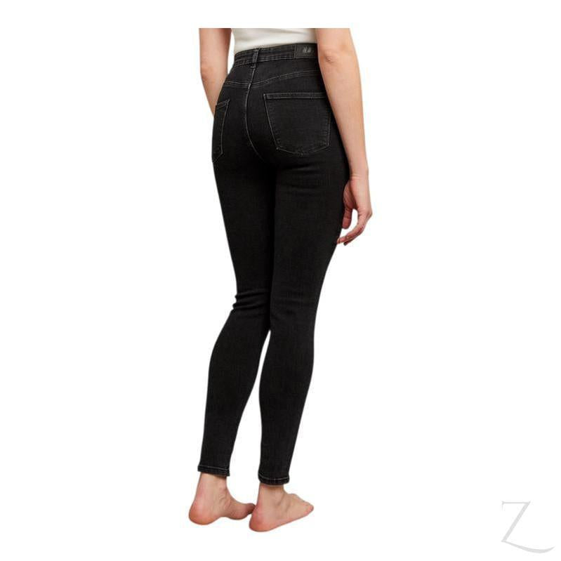 Buy-Ladies High Rise Super Stretchy Super Skinny Super Strong Denim Jeans | Ripped | "Khumba" - B Grade-Online-in South Africa-on Zalemart