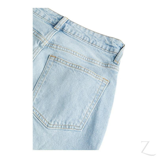 Buy-Ladies High Rise Super Strong Ankle Denim Jeans | Mom Fit | "Futhi" - B Grade-Online-in South Africa-on Zalemart