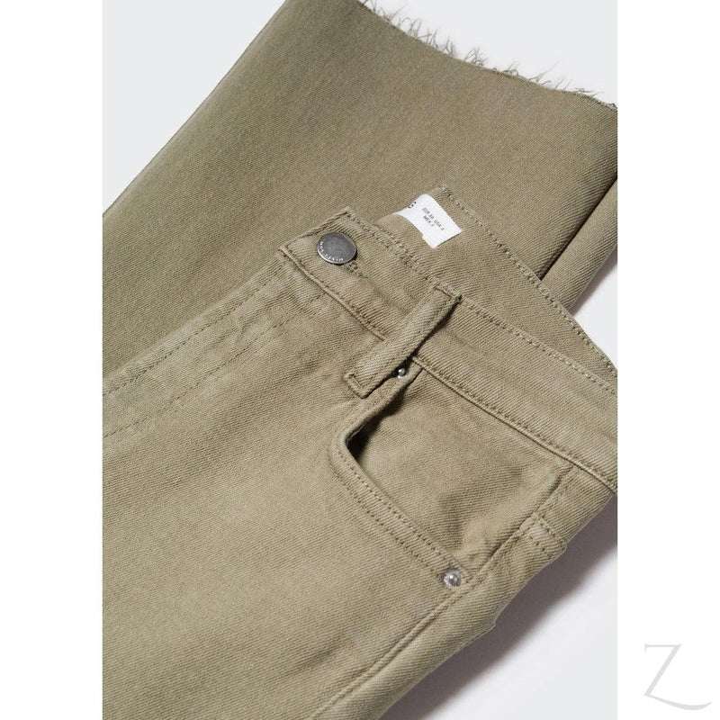 Buy-Ladies High Waist Strong Stretchy Flared Denim Jeans | Cropped | "Sithelo"-Online-in South Africa-on Zalemart