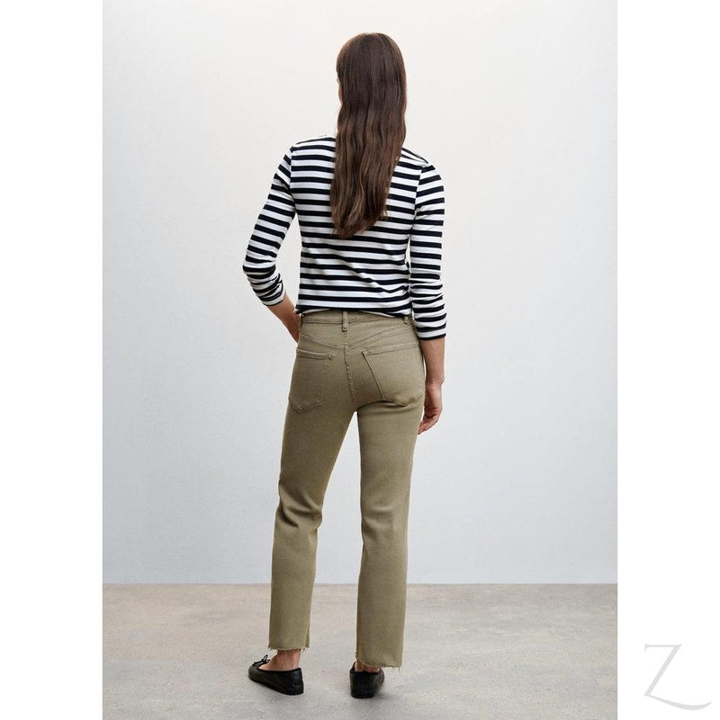 Buy-Ladies High Waist Strong Stretchy Flared Denim Jeans | Cropped | "Sithelo"-Online-in South Africa-on Zalemart