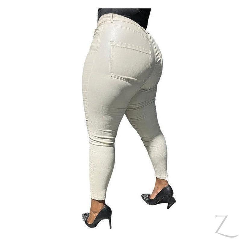 Buy-Ladies High Waist Super Skinny Super Stretchy Strong Denim Jeans | Plain | "Limu" - B Grade-Online-in South Africa-on Zalemart