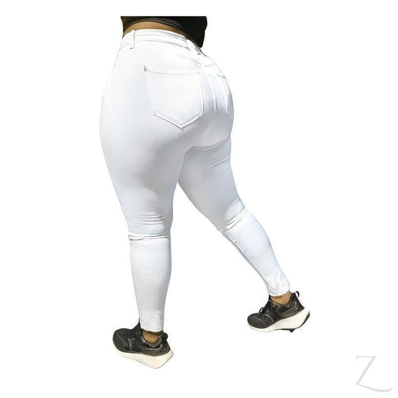 Buy-Ladies High Waist Super Stretchy Super Strong Skinny Jeans | Raw Hem | "Ibhuku"-Online-in South Africa-on Zalemart