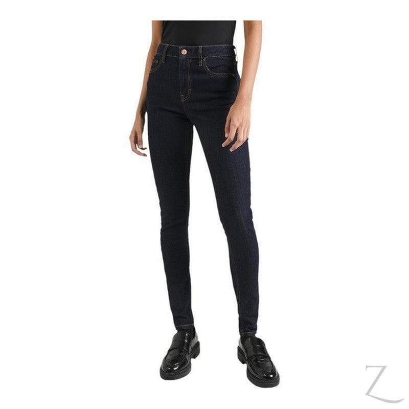 Buy-Ladies High Waist Super Strong Stretchy Skinny Denim Jeans | Plain | "Roo" - B Grade-Online-in South Africa-on Zalemart