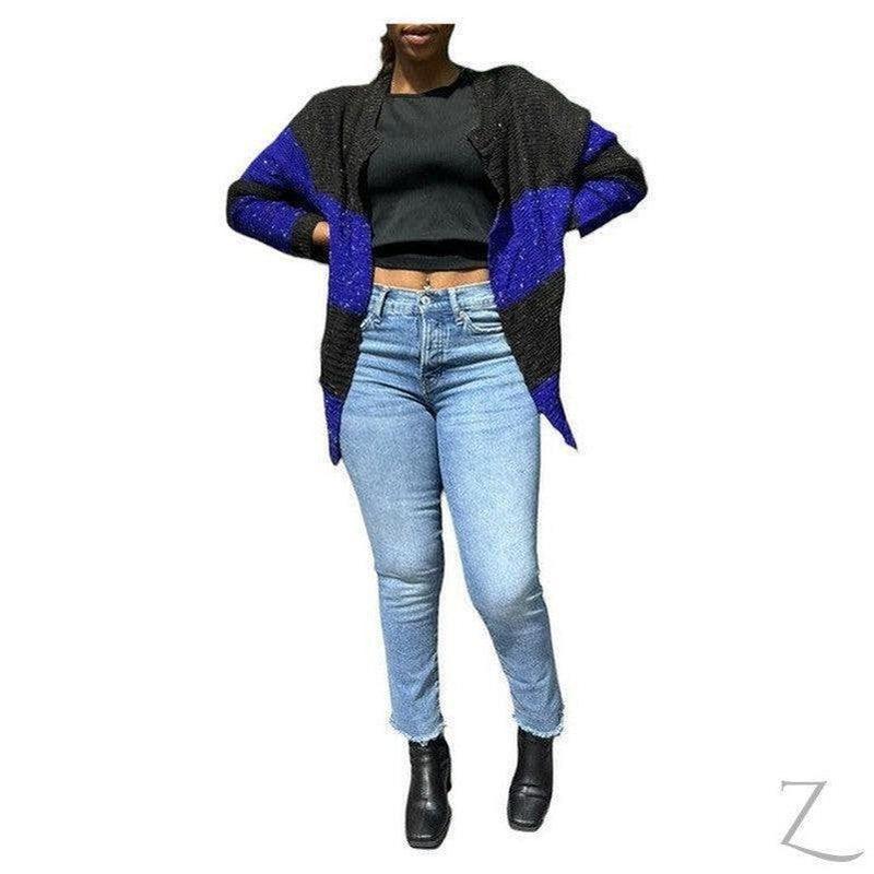 Buy-Ladies Open Front Woolly Cardigan | Long | "Zia" - B Grade-Online-in South Africa-on Zalemart