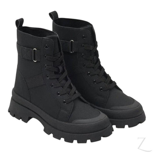 Buy-Ladies Platform Ankle Boots | Lace-Up | "Yagi" - A Grade-Online-in South Africa-on Zalemart