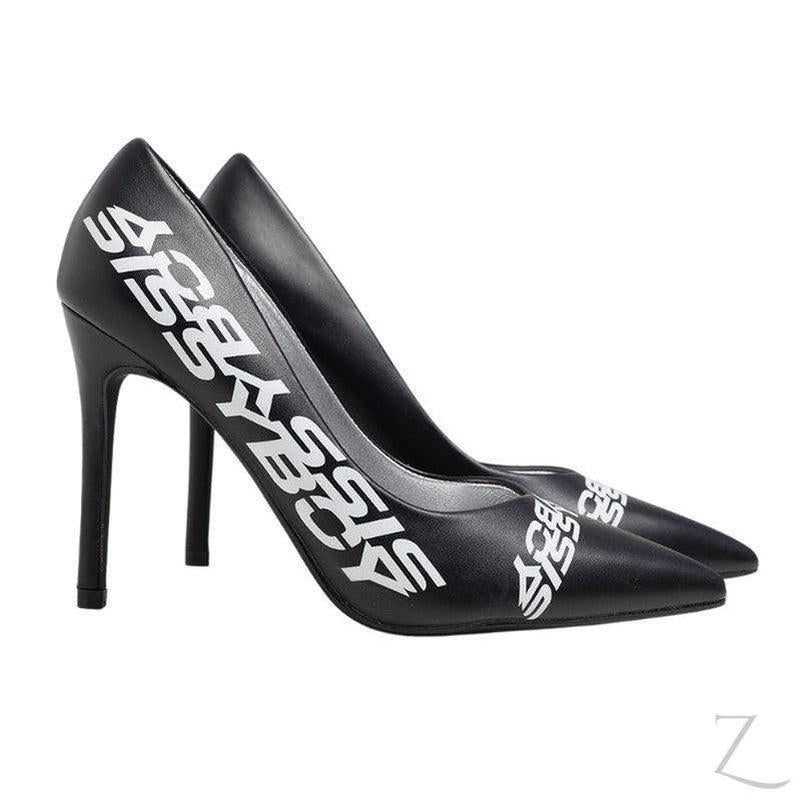 Buy-Ladies Pointed Toe Stiletto Heel Pumps | "Fana" - B Grade-Black-2-Online-in South Africa-on Zalemart