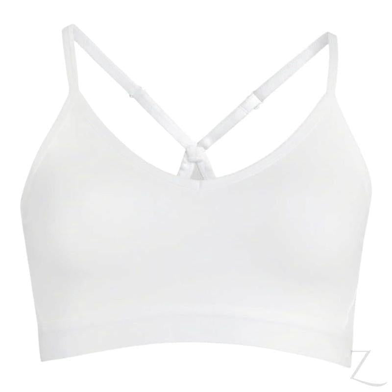 Buy-Ladies Racerback Sports Bra | Adjustable | "Nashi" - A Grade-White-XS-Online-in South Africa-on Zalemart
