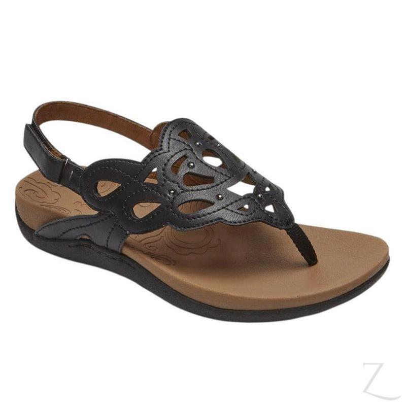 Buy-Ladies Ridge Slingback Sandal | "Dwala" - A Grade-Black-3-Online-in South Africa-on Zalemart
