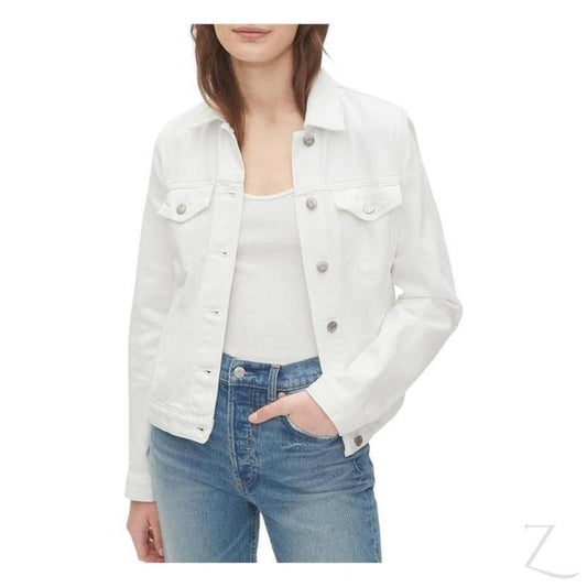Buy-Ladies Strong Icon Denim Jacket | Plain | "Bobo"-White-XXS-Regular-Online-in South Africa-on Zalemart