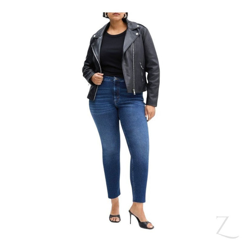 Buy-Ladies Super Skinny Stretchy Strong Denim Jeans | Cropped | "Sithelo"-Online-in South Africa-on Zalemart