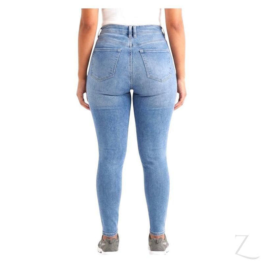 Buy-Ladies Super Skinny Stretchy Strong Denim Jeans | Plain | "Sithelo" - A Grade-Online-in South Africa-on Zalemart