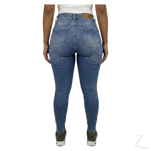 Buy-Ladies Super Skinny Super Strong Stretchy Denim Jeans | Plain | "Mbili" - A Grade-Online-in South Africa-on Zalemart