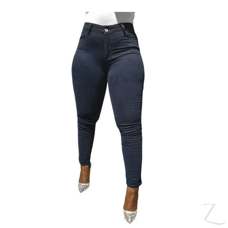 Ladies Super Slim Stretchy Soft Denim Jeans, Long Length