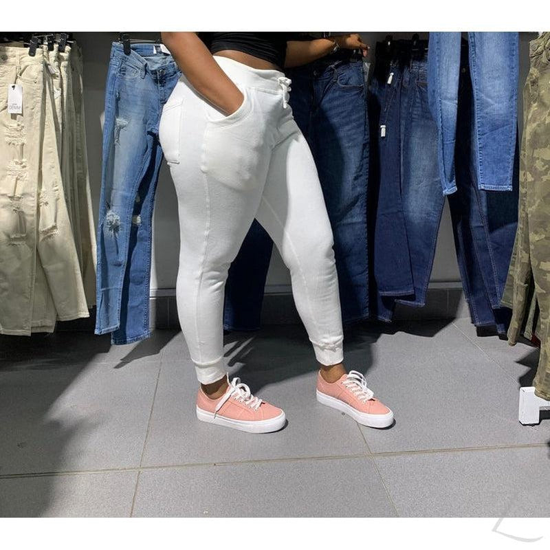 Buy-Ladies Super Soft Premium Fleece Joggers | Plain | "Saba"-Online-in South Africa-on Zalemart