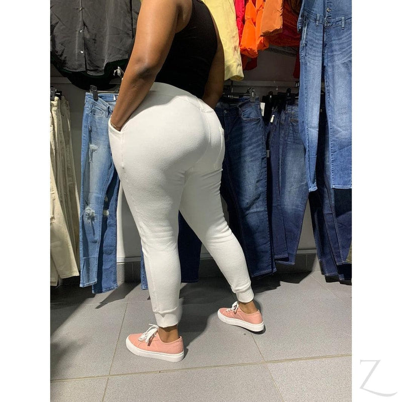 Buy-Ladies Super Soft Premium Fleece Joggers | Plain | "Saba"-Online-in South Africa-on Zalemart