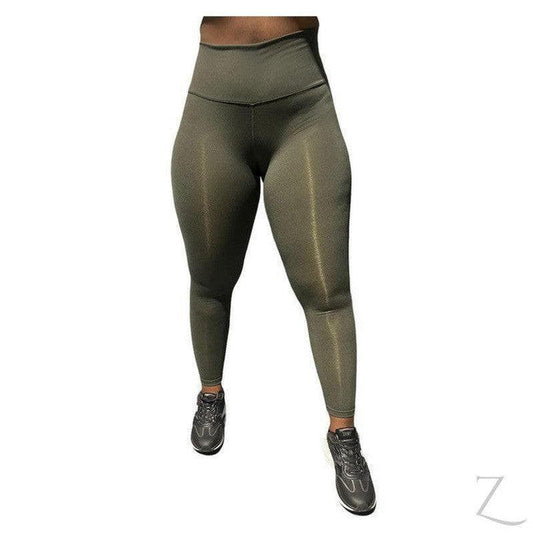Buy-Ladies Super Stretchy Leggings | Plain | "Samina" - A Grade-Dark Green-XS-Online-in South Africa-on Zalemart