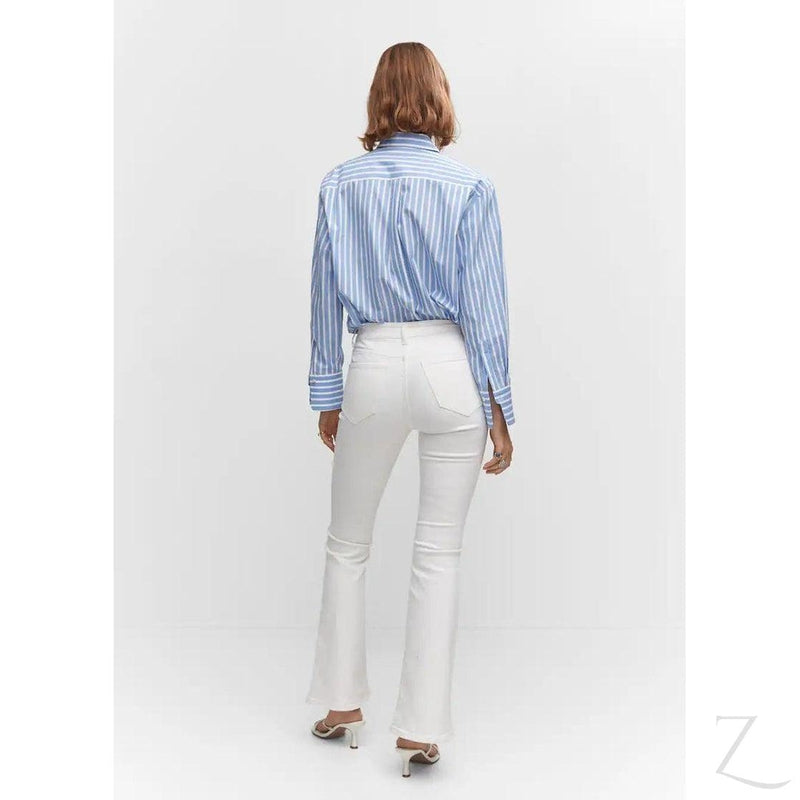 Buy-Ladies Super Stretchy Strong Denim Flare Jeans | Plain | "Sithelo"-Online-in South Africa-on Zalemart