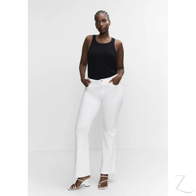 Buy-Ladies Super Stretchy Strong Denim Flare Jeans | Plain | "Sithelo"-Online-in South Africa-on Zalemart