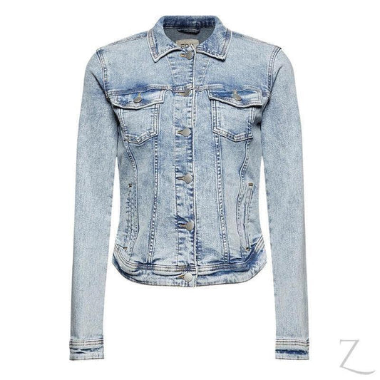 Buy-Ladies Super Stretchy Strong Denim Jacket | Ripped | "Lilly" - B Grade-Online-in South Africa-on Zalemart