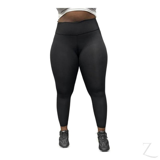 Buy-Ladies Super Stretchy Strong Leggings | Plain | "Zinga" - A Grade-Black-XS-Online-in South Africa-on Zalemart
